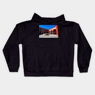 Place de Bernal au Mexique Kids Hoodie